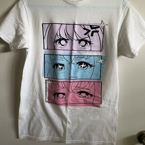 Anime Girl Graphic T-Shirt Woman’s Size Medium